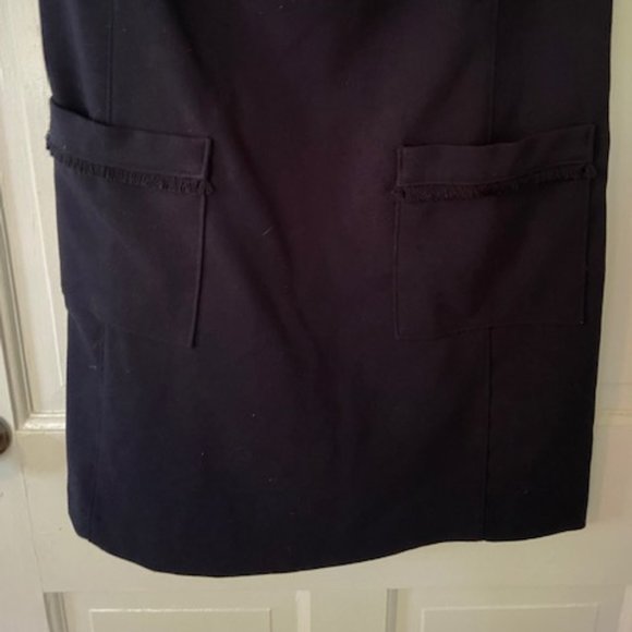 LOFT 00 Navy Dress - Picture 4 of 6